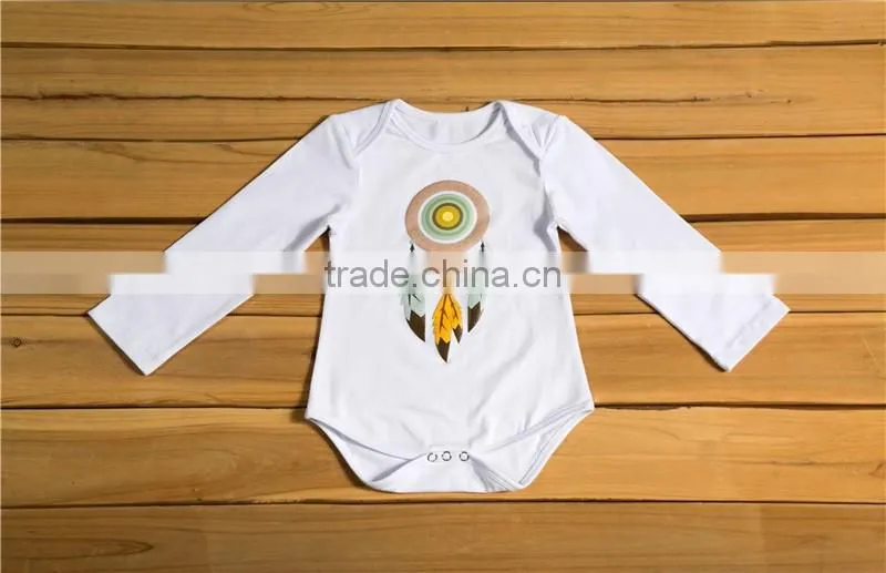 Long Sleeve Infant Baby Jumpsuit boutique baby velantines cotton romper new kids fall holiday cloth
