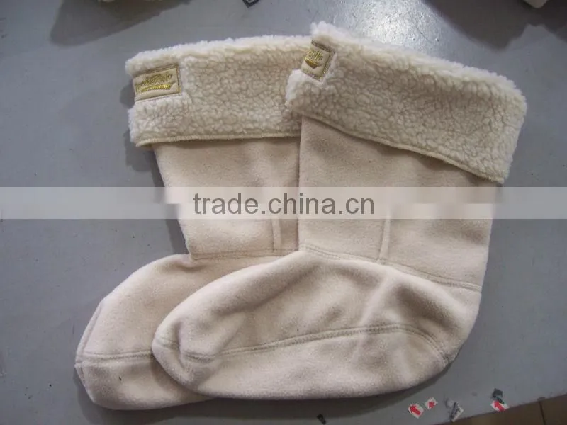 high quality winter windproof warm & soft fleece boot liners
