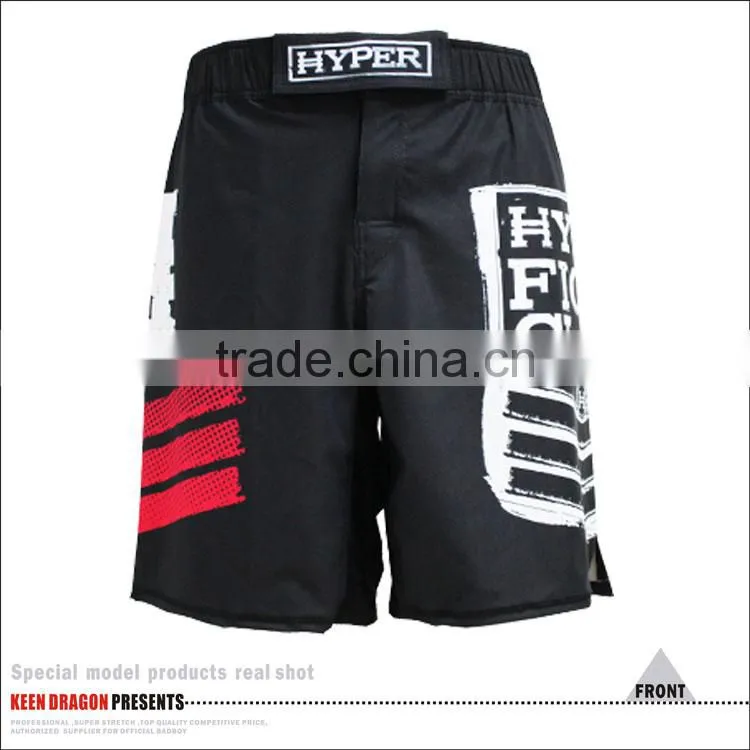 ELASTIC WAIST MMA TRAINING SHORTS FOR BOXING WITH FULL DIGITAL PRINT