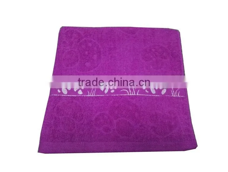 dark color high quality solid color cotton bath towels