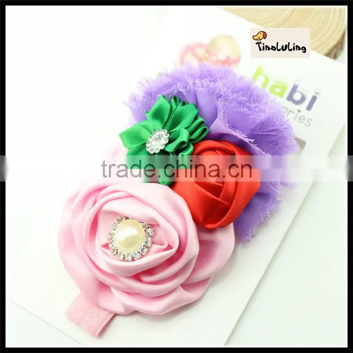 1.5X 36cm flower hairband baby headband girls hair accessories TLLC-50