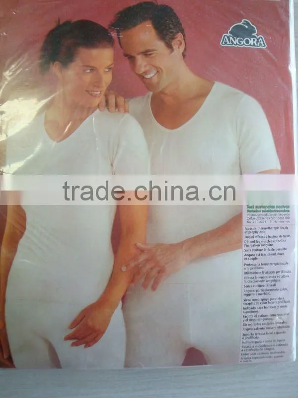 2015NEW Angora women and man long sleeve undershirt