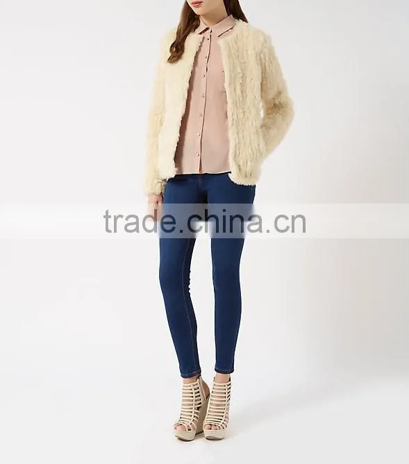 Hot Sale Ladies' Fashion 100% real Natural REX Rabbit Fur Coat women's Winter rex fur coat Outerwear Coats Plus Size