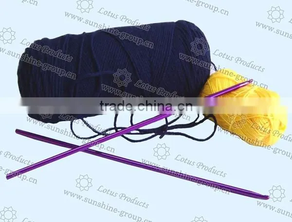 Aluminium Crochet Hook With Blister Card Packing Supply Various Size Crochet Hook