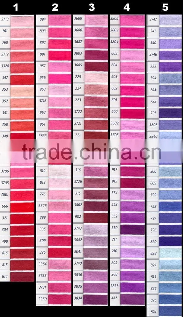 100% cotton thread wholesale