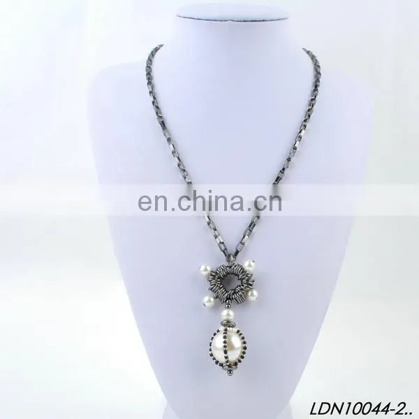 New Long Layered Gold Shark Tooth Pendant Necklace Bijuterias Atacado Colar