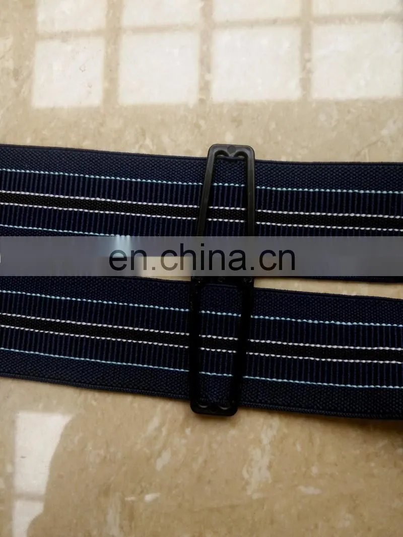 Fashion high quality 4 heavy clips mens suspenders x back adult suspenders