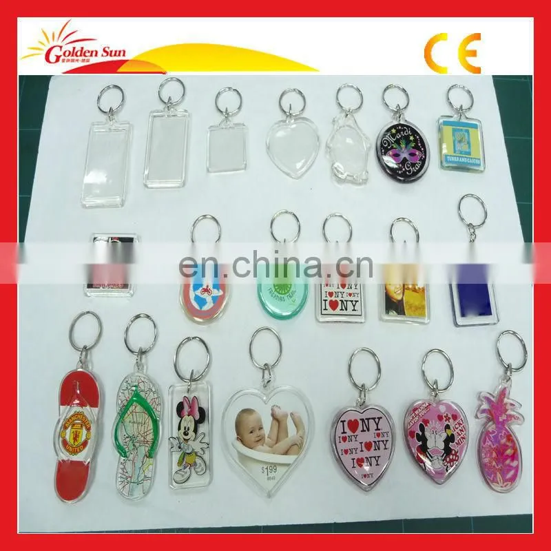 Double Side Plastic Custom Acrylic Keychain