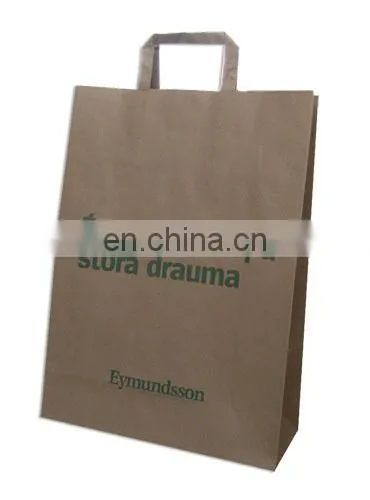 paper bag with different handle types