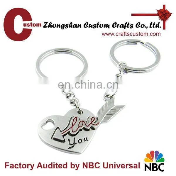 London bus and flag metal enamel key chain