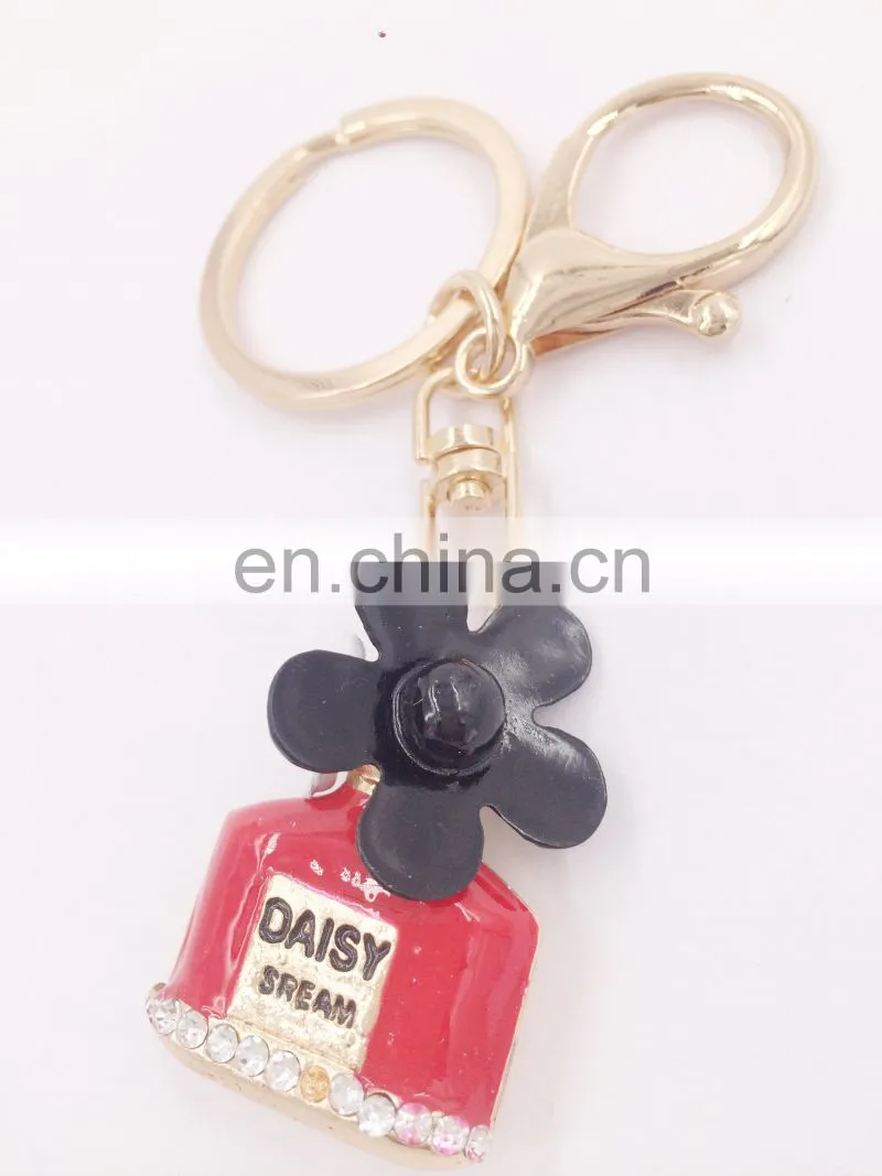 Customize Flower Shape Key Chain Promotion Fashion Key Chain