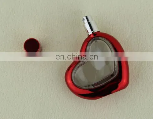 30ml heart shape glass perfume bottle