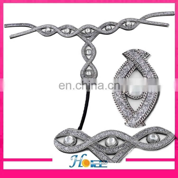 wholesale hotselling PU leather women shoe decoration sandal slipper accessory