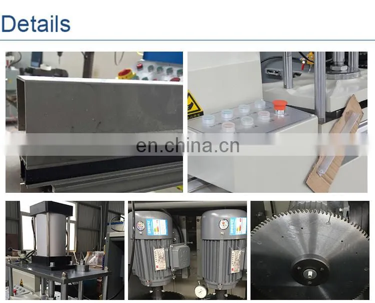 Chinese supplier 5 cutters Aluminium Profile upvc window End Milling Machine