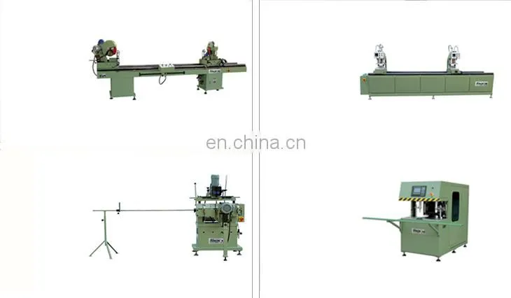 double head saw aluminum profile cutting machine