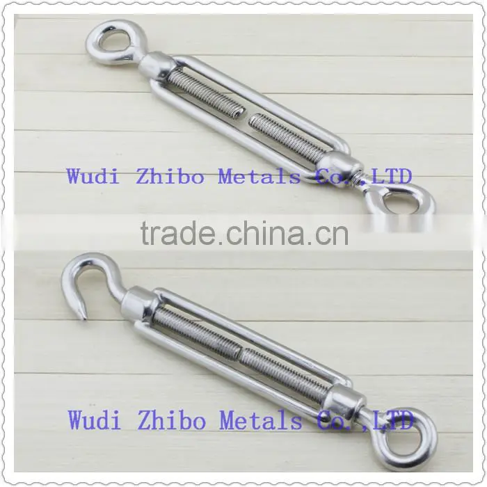 China manufacture DIN1480 turnbuckle hook and eye with high quality