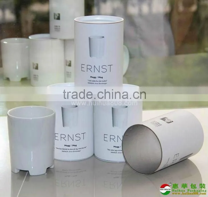 Curled Edge Paper Tube Cans