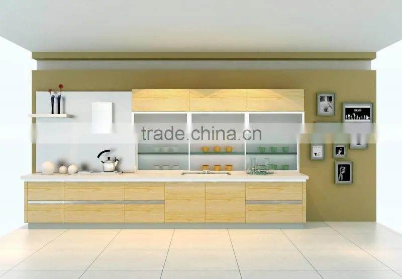 Artificial stone countertop MFC kitchen cabinets ( CDY-SM009)-kitchen set