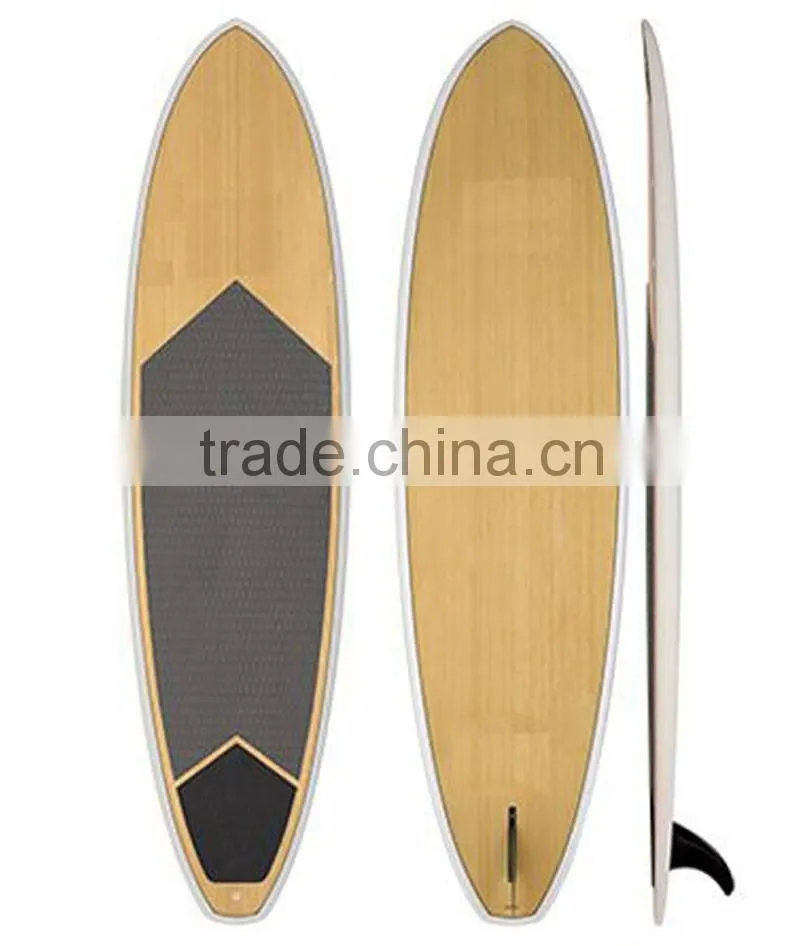 Epoxy surfboard eps foam fiberglass bamboo fiber board