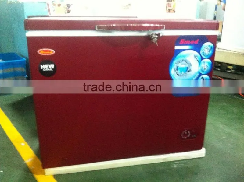 Hot selling Solid door top open door chest deep freezer cabinet