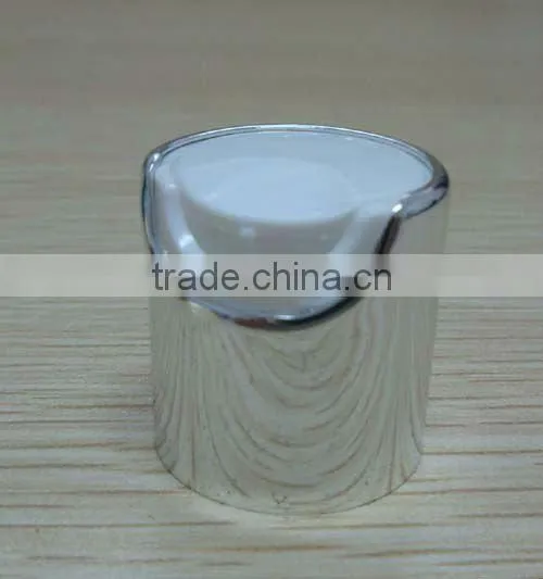 38mm FDA white round flip top cap with silicone valve and PP liner used for food/honey