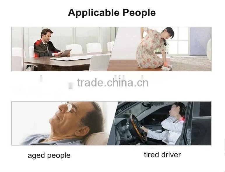 Apple Shape Car Smart Massage Pillow
