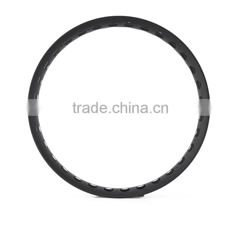 Fat Bike Wheels 3K&UD Tubuless&Hookless 25mm Profile 100mm Width fat bike rims snow bike rim 32 holes wheels 500g