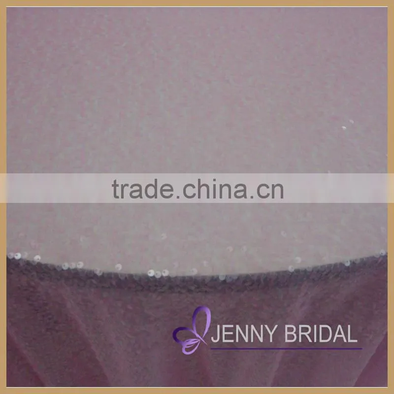 SQN64#17 blush pink wedding sequin table linens