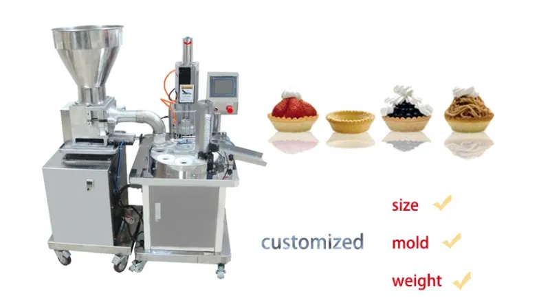 Full Automatic Portuguese Egg Tarts Egg Tart Making Machine
