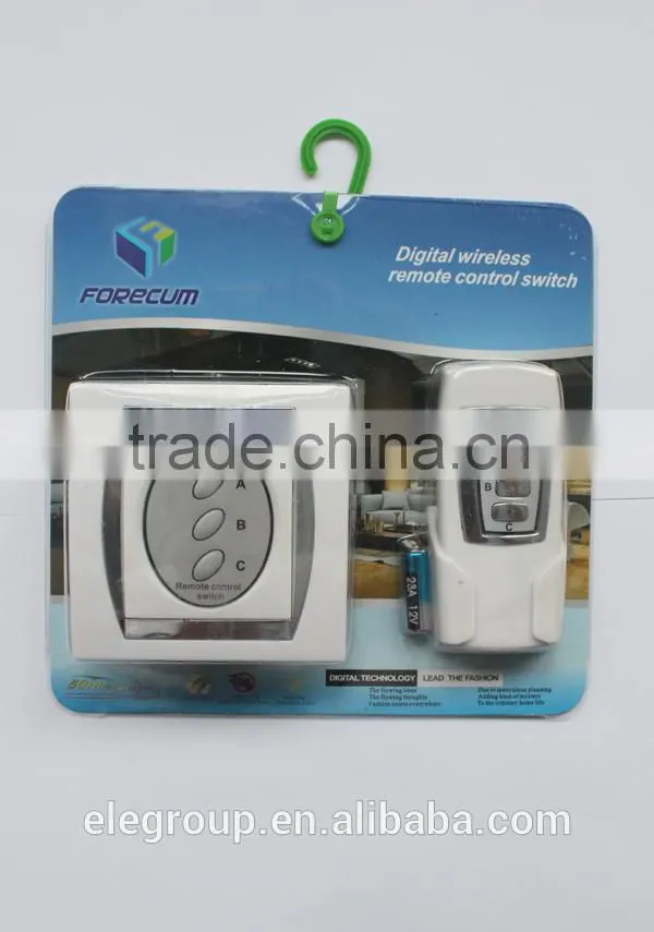 3 Ports ON/OFF Digital Wireless Remote Power Switch