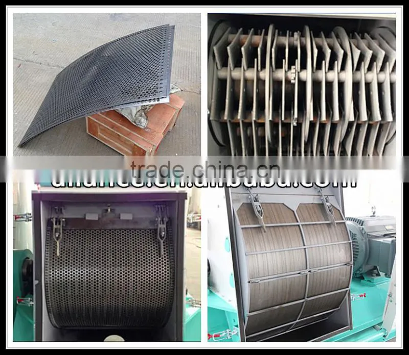 Large capacity 1-5t/h imported bearing stainless steel rice husk grinding machine for biomass pellet mill