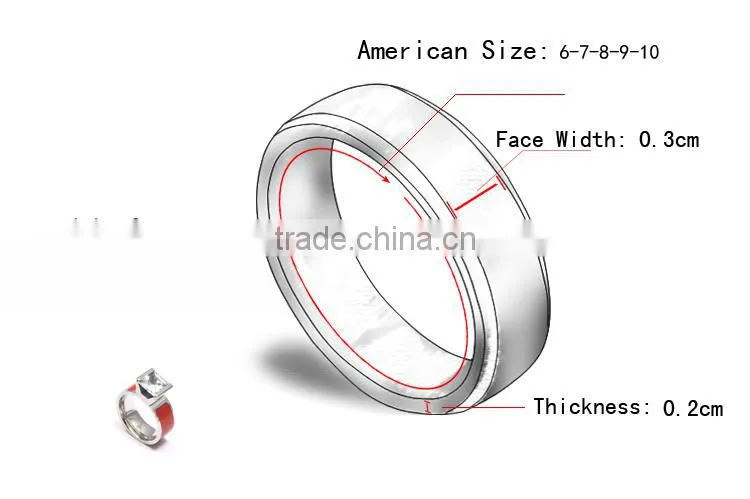 New products 2015 silver rings fashion rings jewelry stainless steel ring