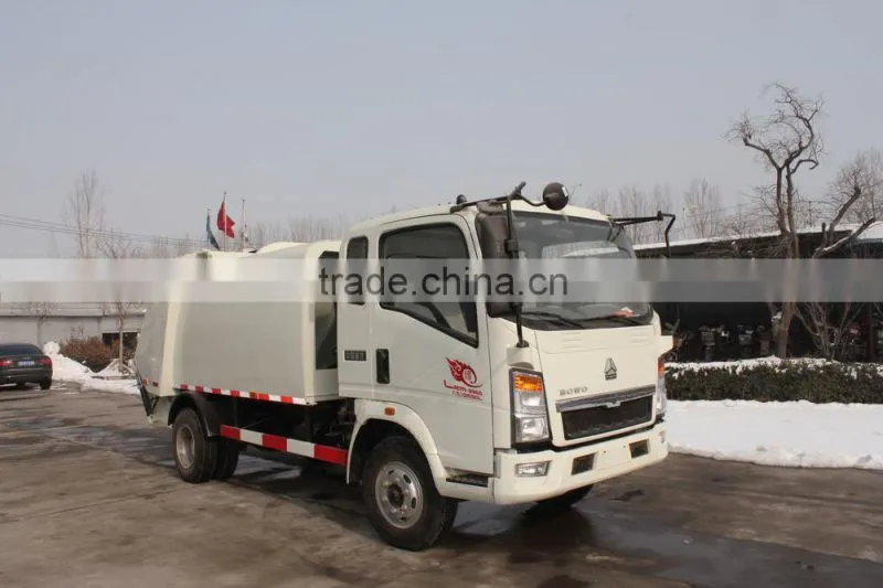 howo 14 CBM Compressed Garbage compactor truck