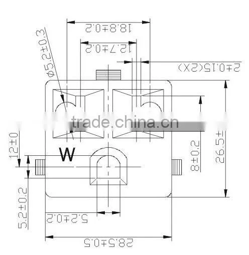 15A/10/ 125V/250V American or Euro multi socket