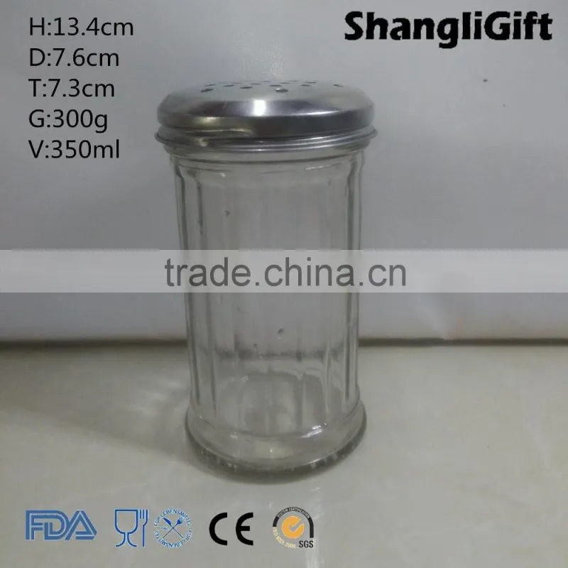 Large Tall Glass Spice Storage Jar