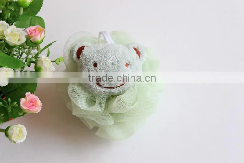 Coral Fleece Animal Bath Ball for body