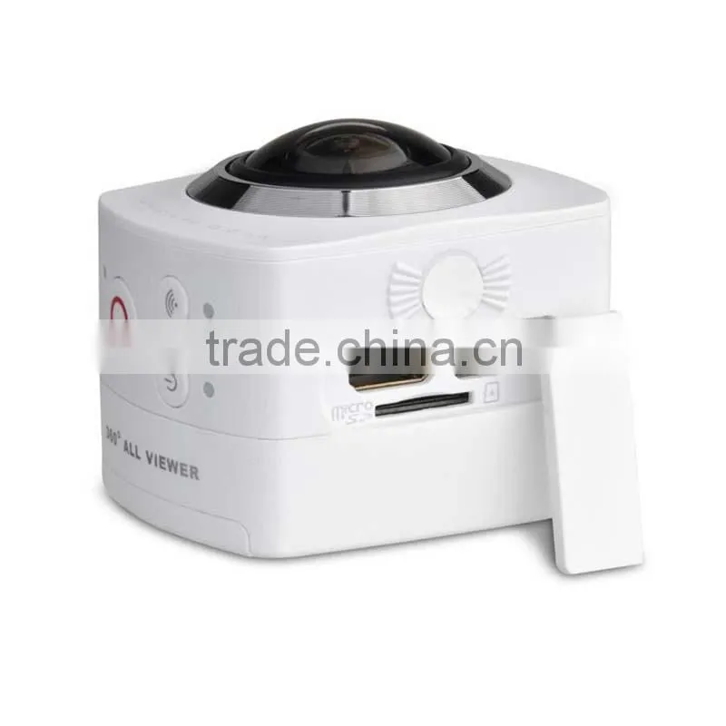 2016 Factory Price Panorama full HD 1080p sport camera V1 PRO 360 Action Camera Cube VR Mini Camera 360 Degrees Sports Camera