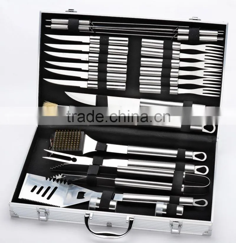 China Supplier Wholesale 5 pcs korean bbq set with Cooler bag