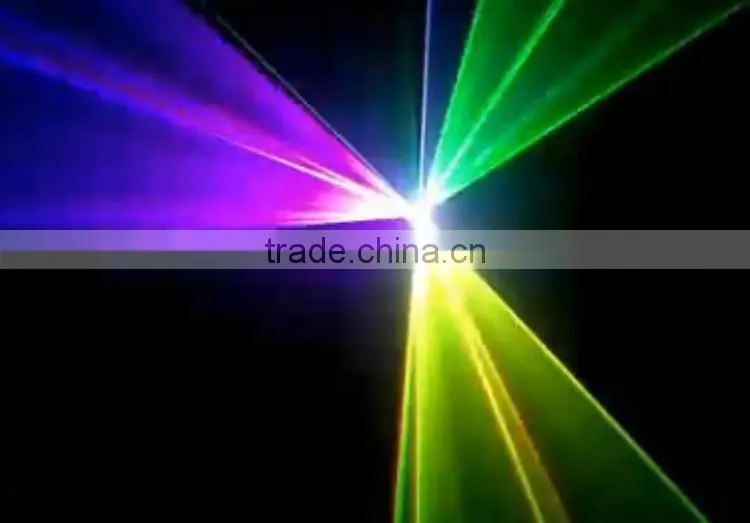High power laser light 2W Animation Laser RGB Full Color AC110V -240V , 3D DMX512 Stage Laser Lighting 2000mw