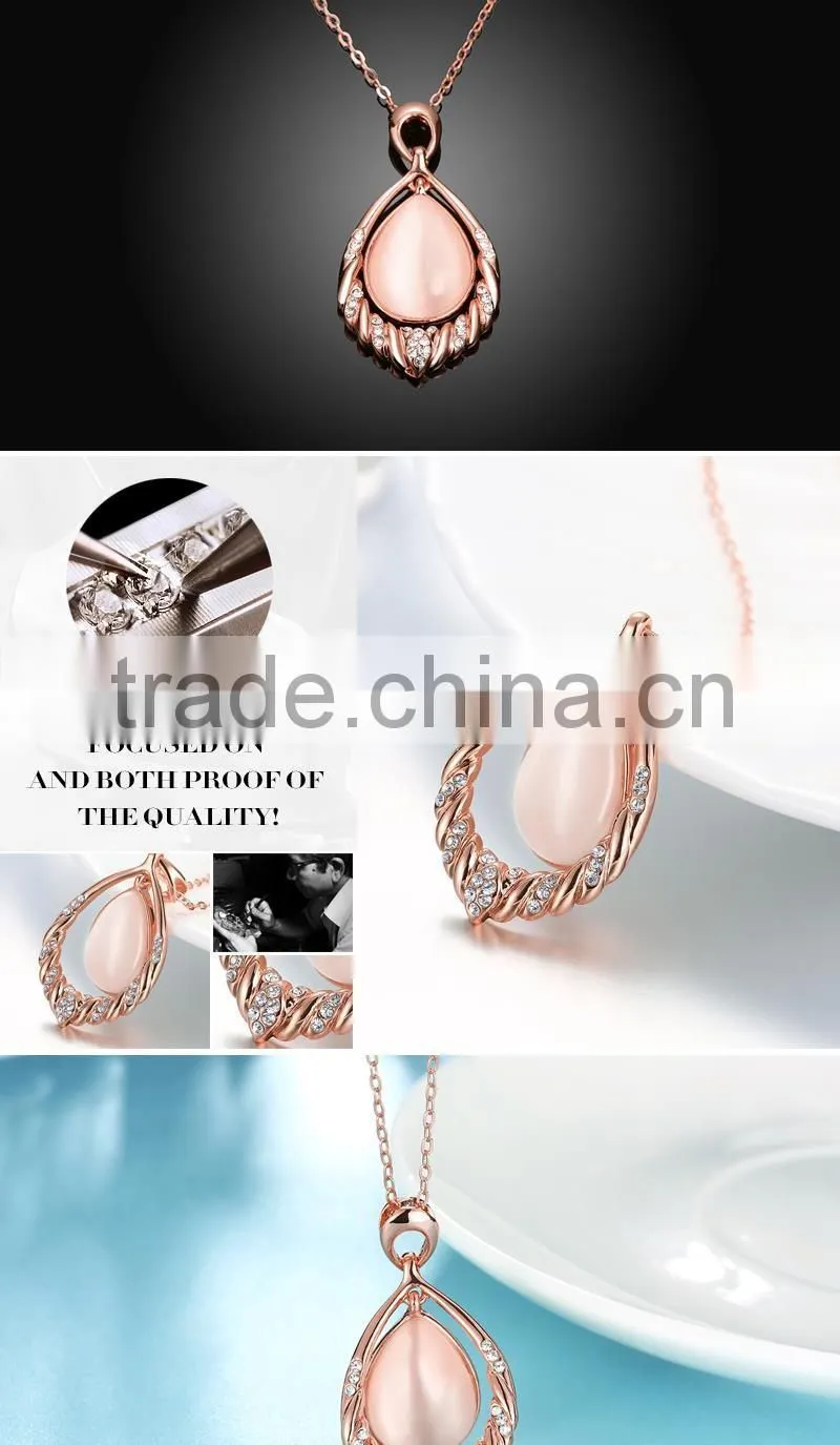 water drop necklace chain graceful and elegant