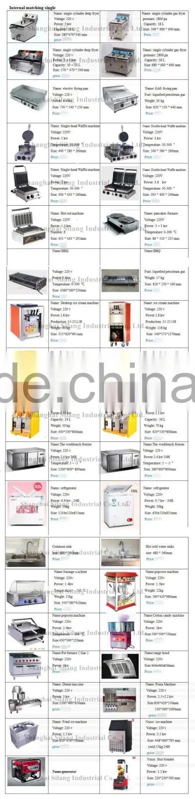 SILANG SL-6S White biaxial food truck multi-function mobile food trailer used food trucks