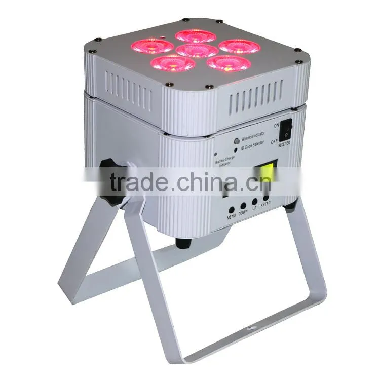 2015 New promotion KTV/DJ decoration light 6pcs 6in1RGBWA+UV PAR lights