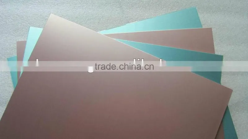 High temperature aluminum base copper coated sheet