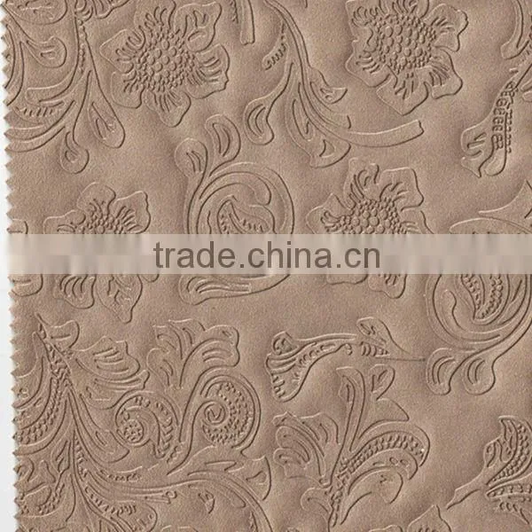 Golden Colour Interior Decoration PVC Leather