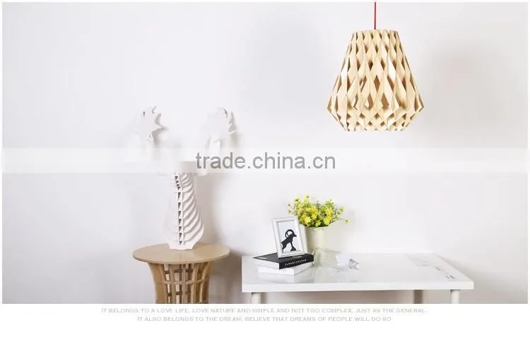 LED pendant Light JK-8005B-23 2016 New home decoration wood pendant light
