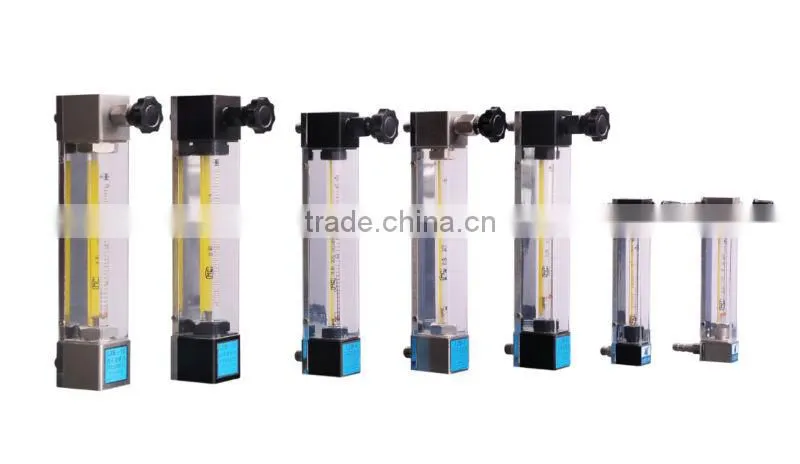 Stainless steel glass tube rotameter flow meter