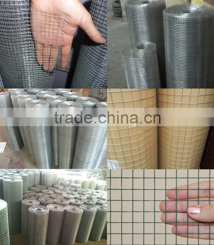 2015 ISO certification hot dipped galvanized welded wire mesh fence