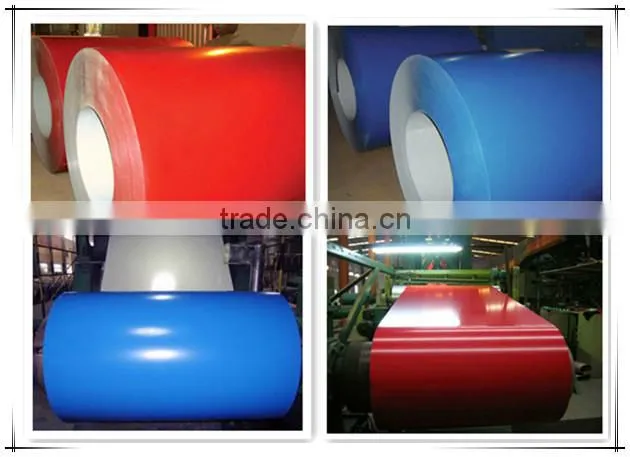 prepaint galvanised/color coated steel coil/color coated coils