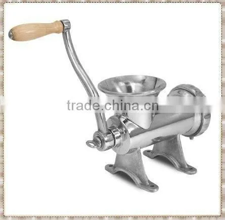 New enterprise hot sale home hand operated meat mincer stainless steel manual meat grinder good quality