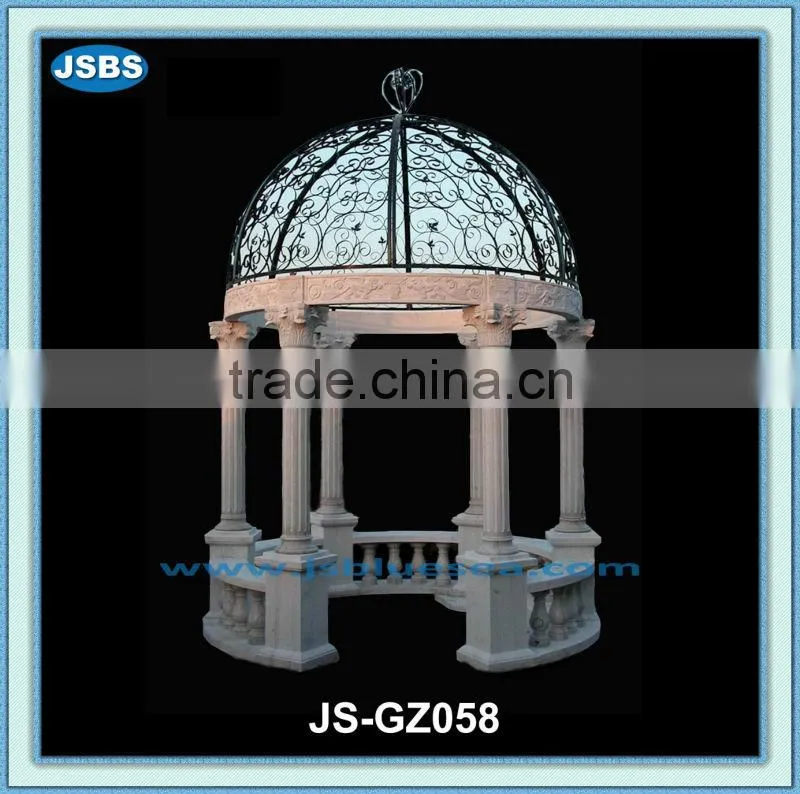 chap outdoor decoration stone garden pavilion for sale